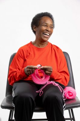 Loretta knitting