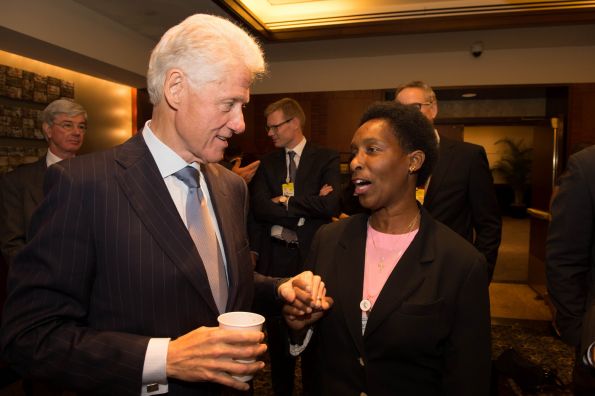 Loretta And President Clinton 2012